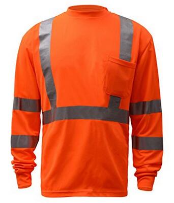 Reflective Long Sleeve Safety Shirt