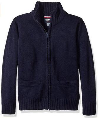 Boys' Zip Front Sweater