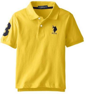 Boys' Solid Short Sleeve Polo Shirt