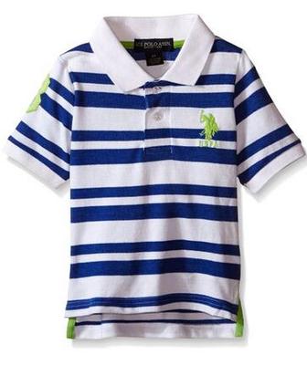 Big Boys' Stripe Polo