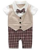 Little Boys Gentleman Knit Sweater Vest Kids V Neck Cardigan Waistcoat